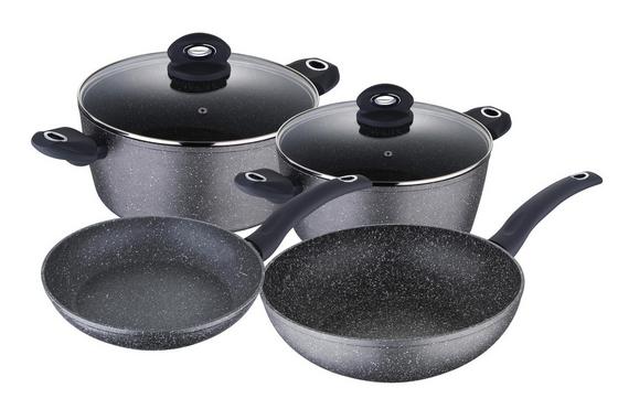 Kochtopfset beschichtet 6-teiliges Kochtopfset