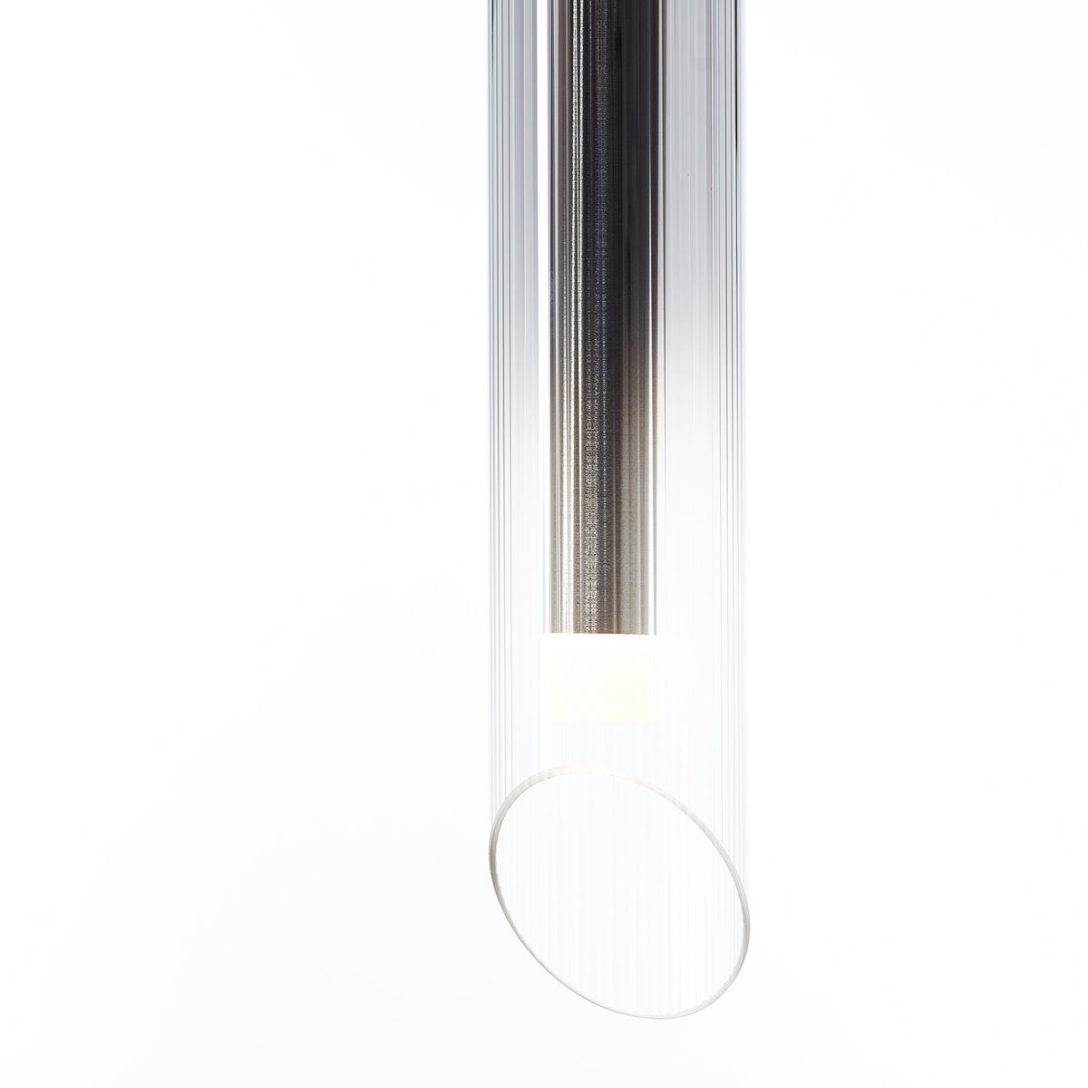 Hängeleuchte 28426 Henriette - Chromfarben, Design, Glas/Metall (90/8,5/150cm) - Brilliant