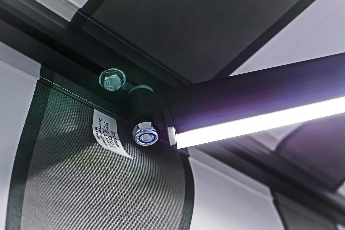 MARKISE ELEKTR. MARKISE 395X250 ANTHR. - Dunkelgrau/Anthrazit, MODERN, Kunststoff/Metall (250/20/395cm) - Gardenson