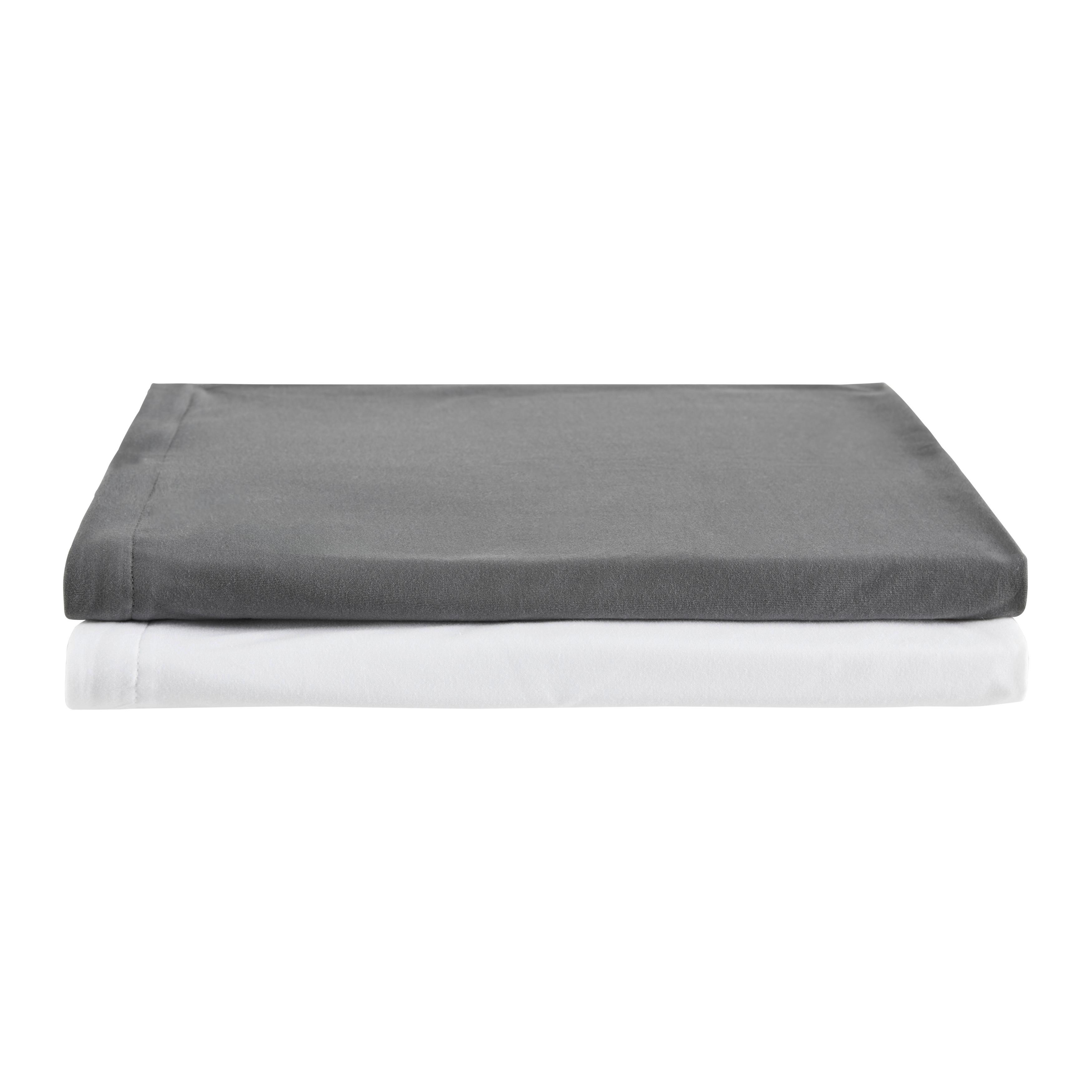 Seitenschläferkissenbezug Vicky - Weiß, KONVENTIONELL, Textil (40/140cm) - Ele