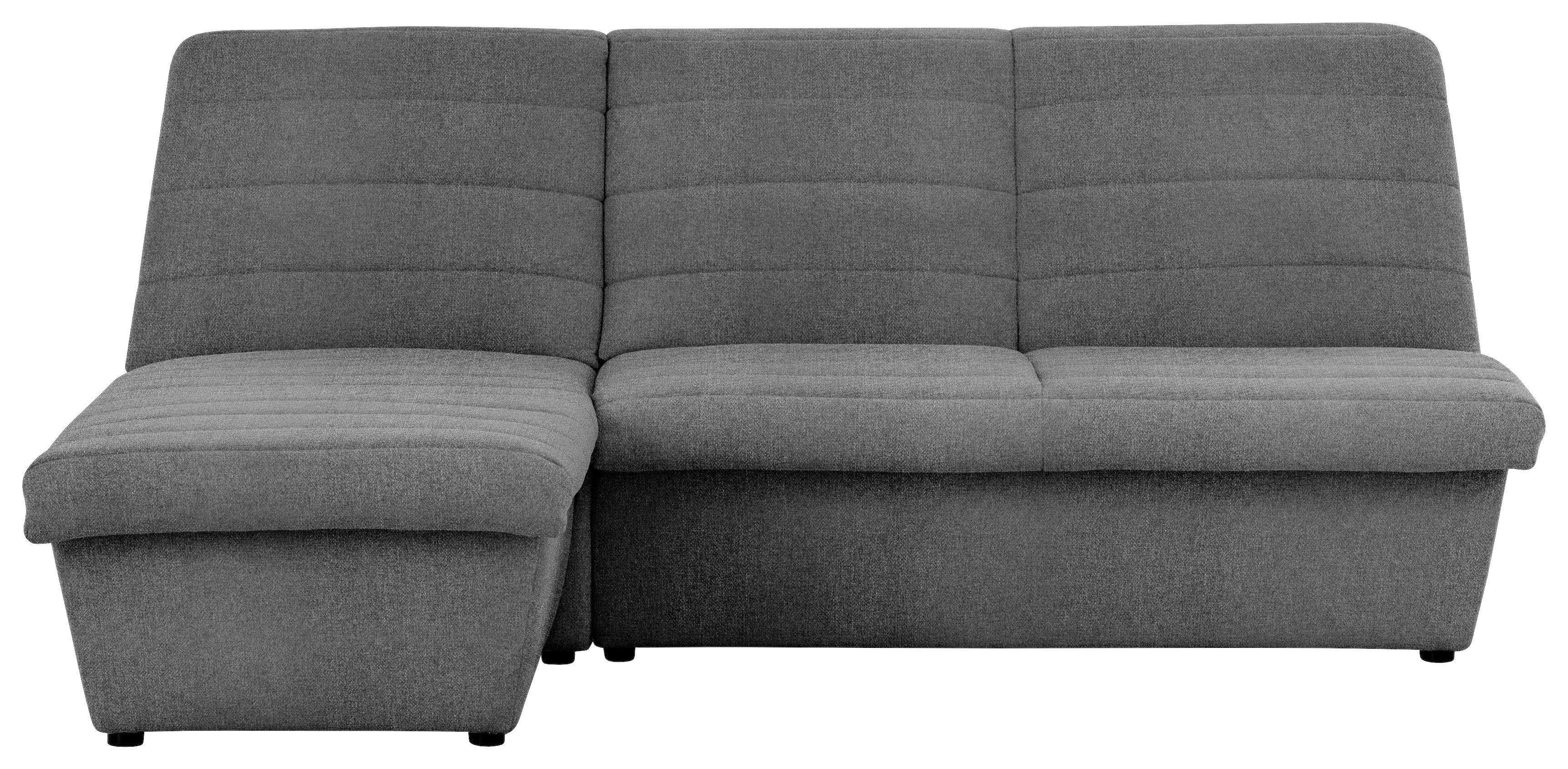 Ecksofa Looks Viii - Graubraun/Schwarz, Design, Textil (168/214cm) - LOOKS by W.Joop