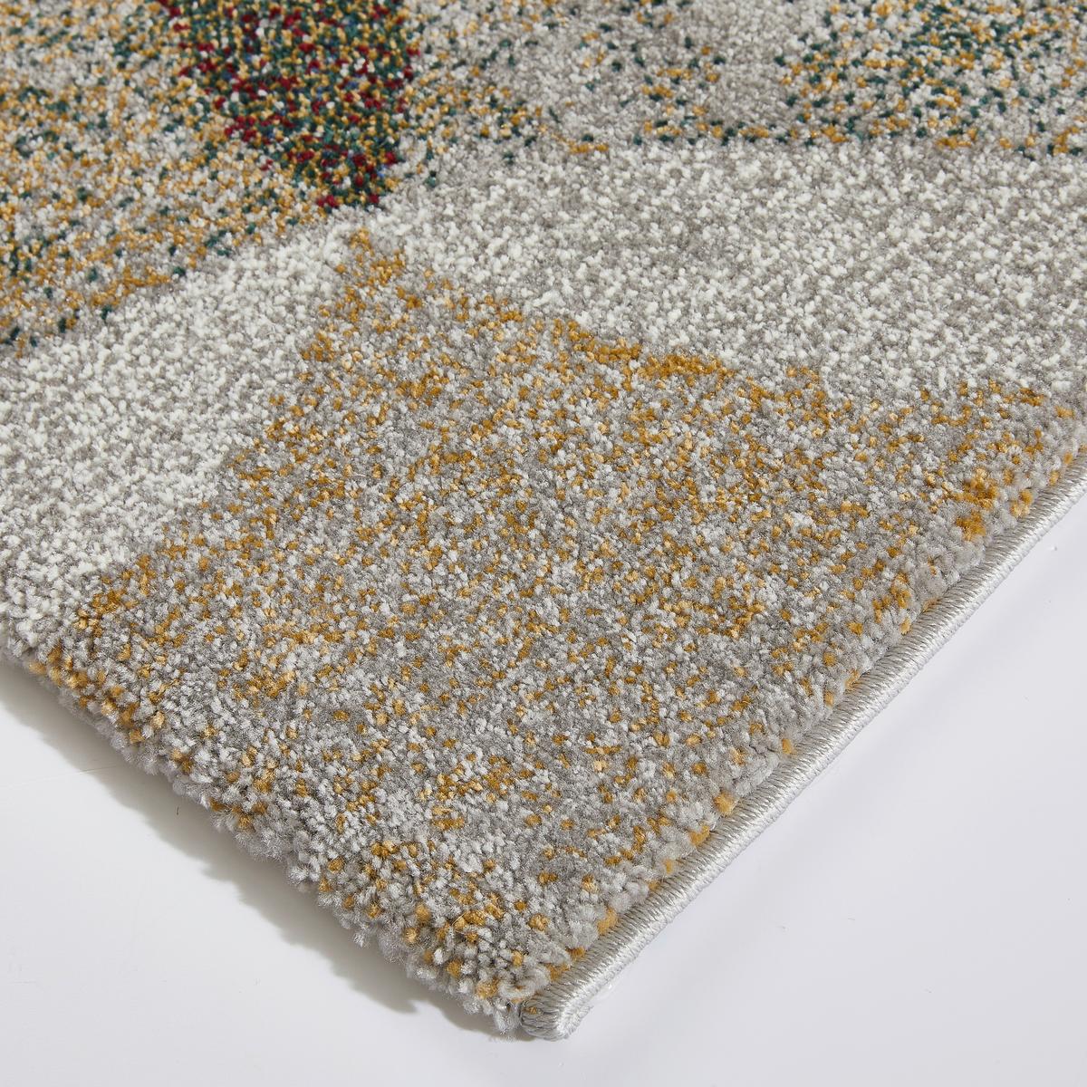 Webteppich Modernina - Dunkelgrün/Multicolor, KONVENTIONELL, Textil (160/225cm) - Esprit