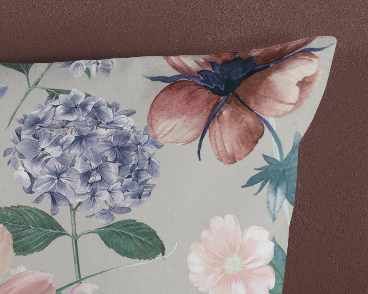 WENDEBETTWÄSCHE FINA - Multicolor/Hellgrau, Design, Textil (140/200cm)