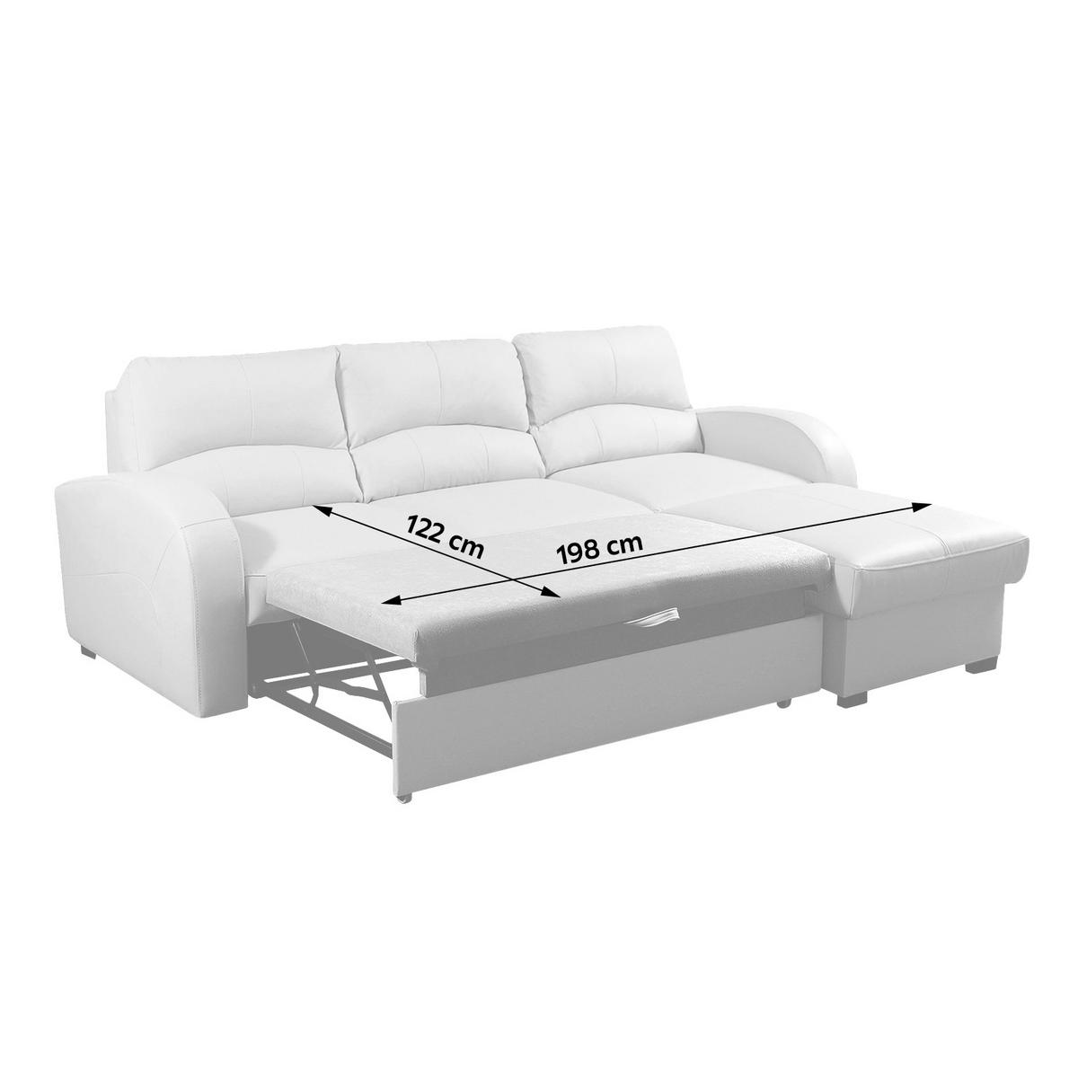 Ecksofa Tilo Beige S: 227 Cm - Beige/Schwarz, Design, Leder/Textil (227/168cm) - Livetastic