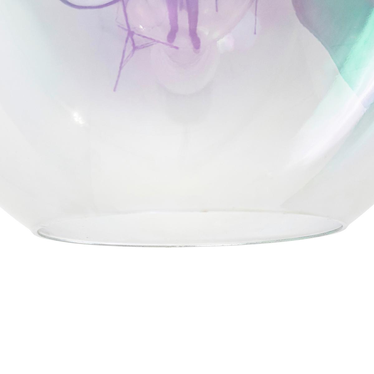 ZÁVĚSNÉ SVÍTIDLO RENI - průhledné/vícebarevná, Moderní, kov/plast (40/120cm)