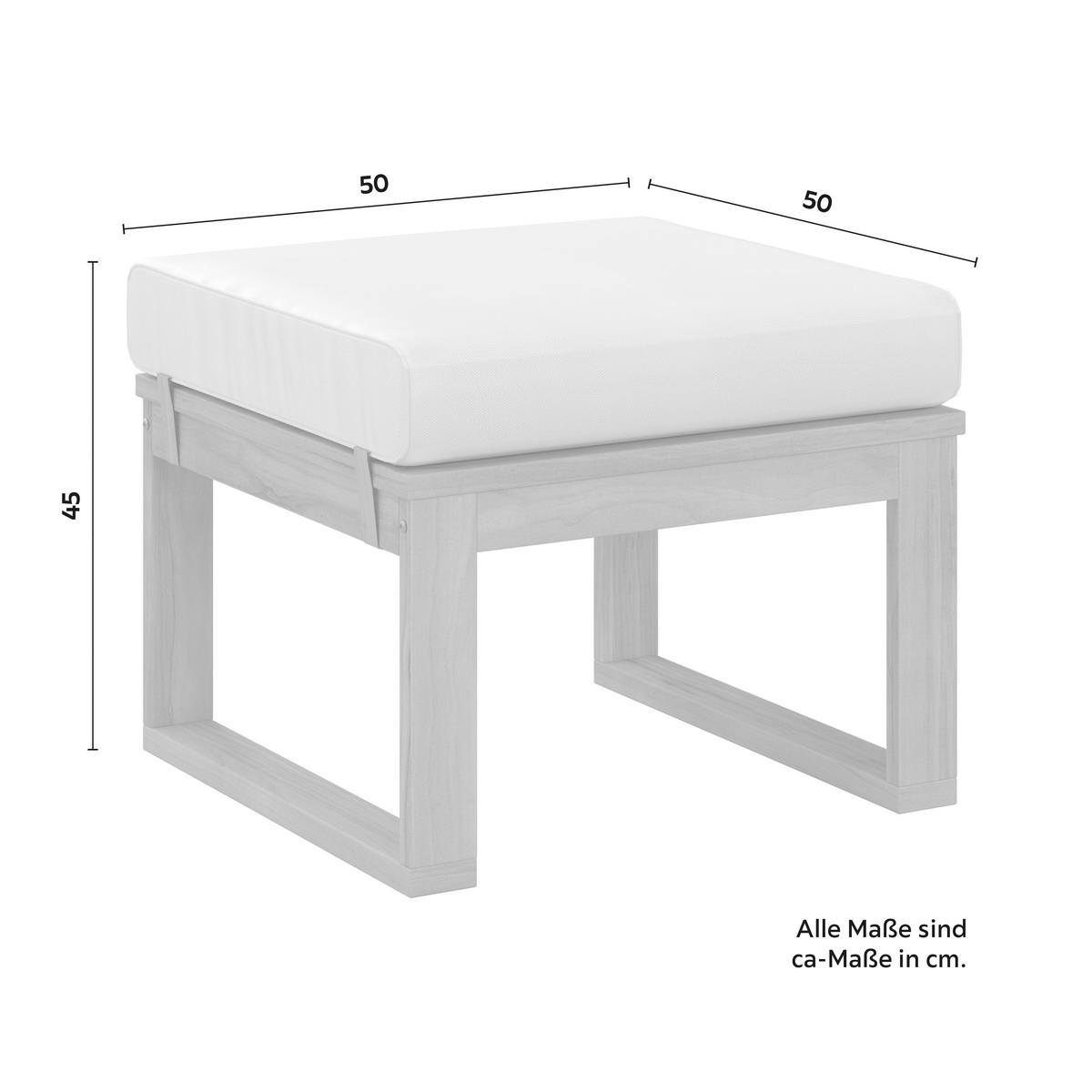 JEDÁLENSKÁ TERASOVÁ SÚPRAVA ANOUK - krémová/sivobiela, Modern, drevo/textil (194/67/71cm) - Bessagi Garden