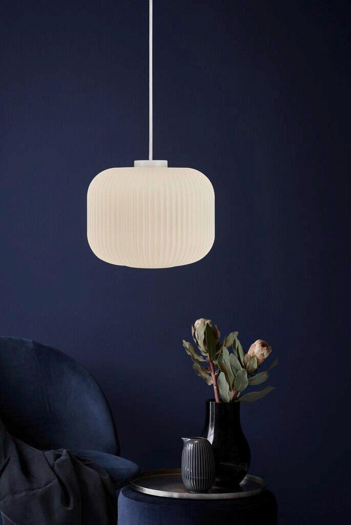 Hängeleuchte Milford Weiß D: 30 cm - Weiß, Design, Glas (30/23,5cm) - Nordlux