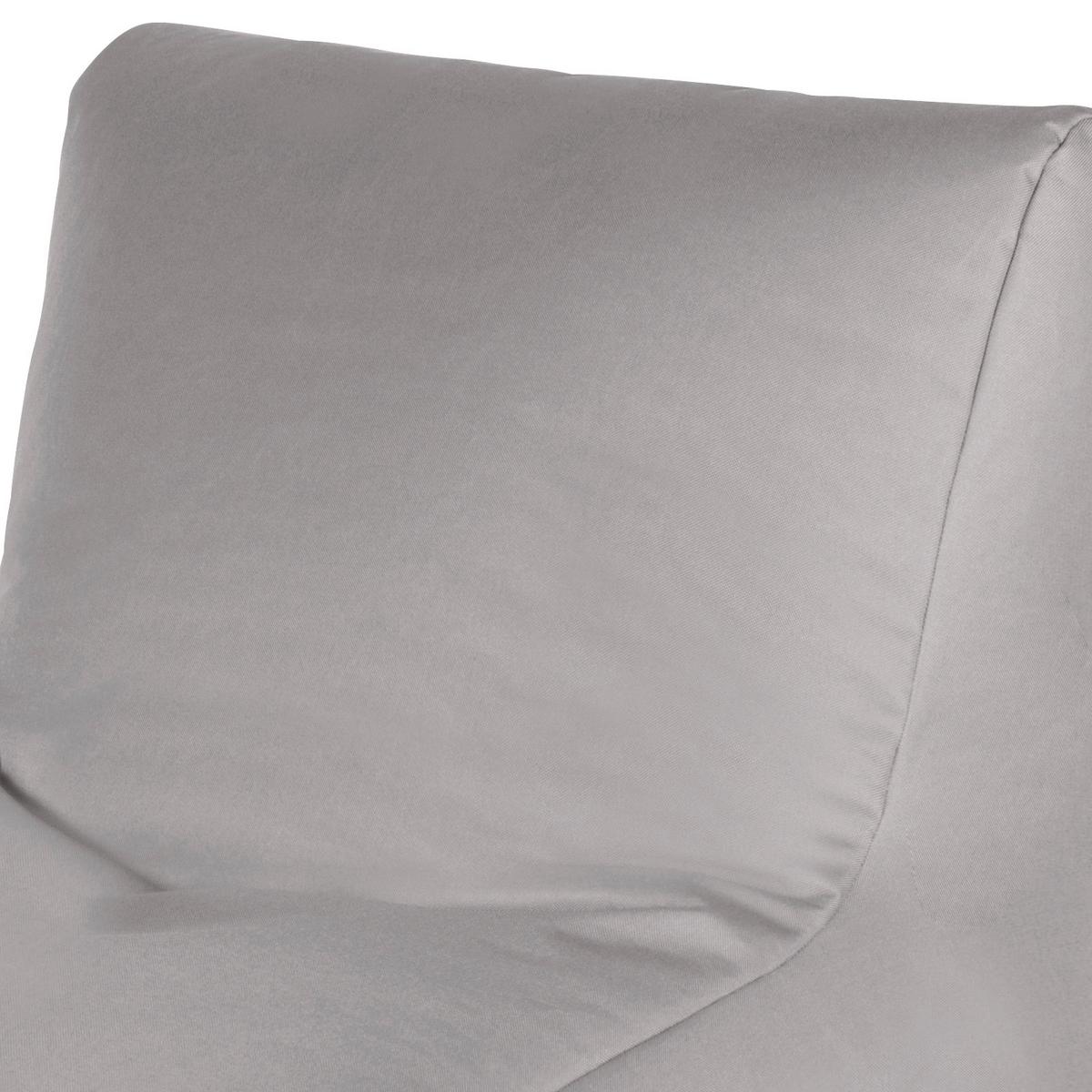 Sedací vak Billy SILBER - barvy stříbra, Basics, textil (80/70/80cm) - Ondega