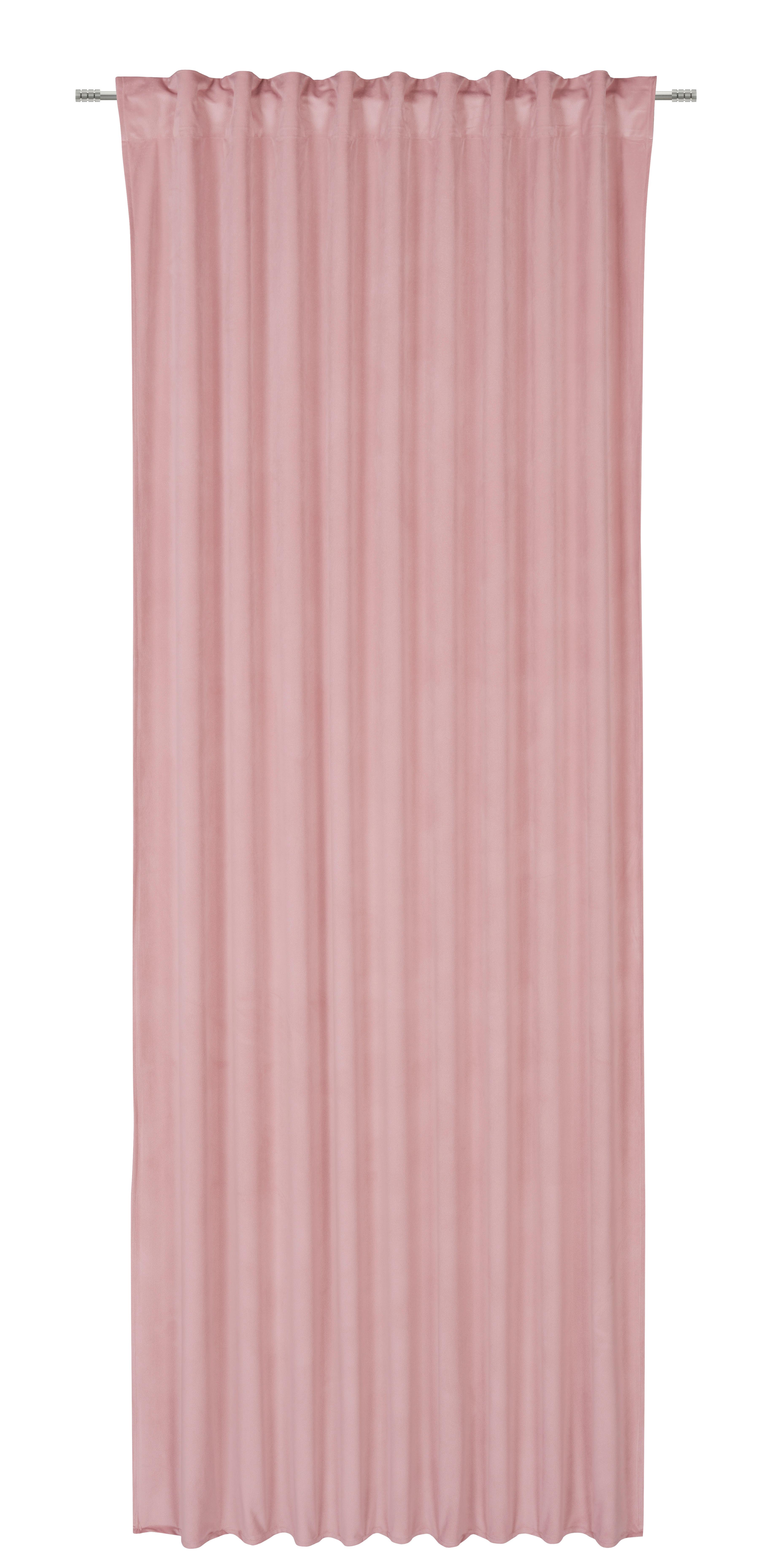 Hotový záves Bianca, 140/245cm, ružová - ružová, Konventionell, textil (140/245cm) - Modern Living