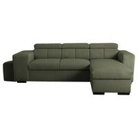 Ecksofa Sirius M olivgrün, 251x165cm - Olivgrün, KONVENTIONELL, Holz/Holzwerkstoff (251/165cm)