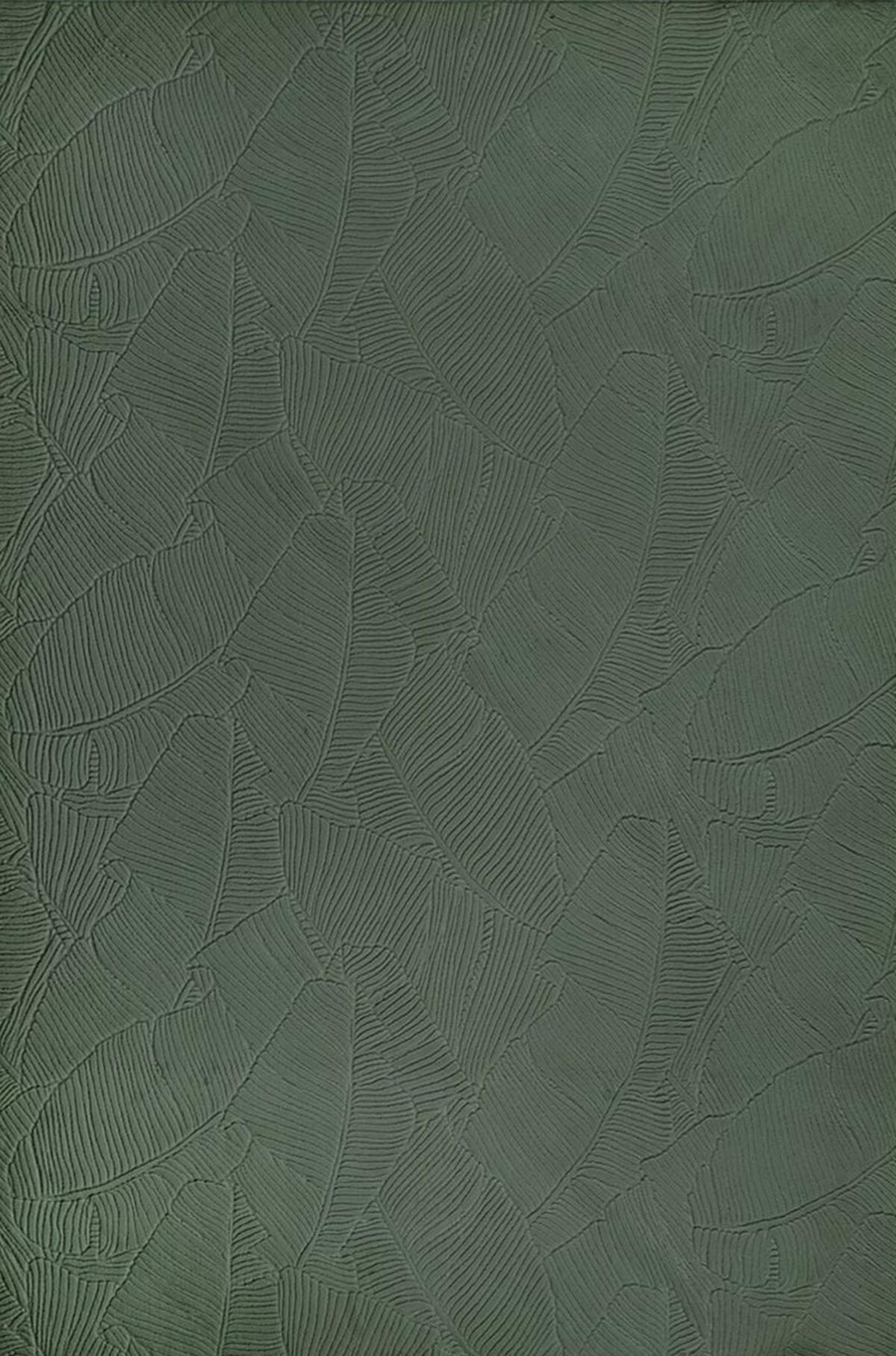 Webteppich Stilo - Grün, KONVENTIONELL, Textil (80/150cm)