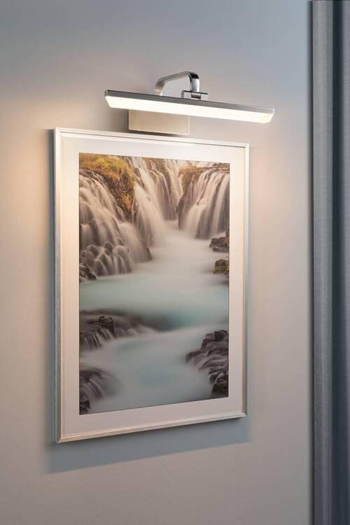 Bilderleuchte 95572 Alufarben, Warmweiß Mit 1x Led - Alufarben, Basics, Metall (40/12,5cm) - Paulmann