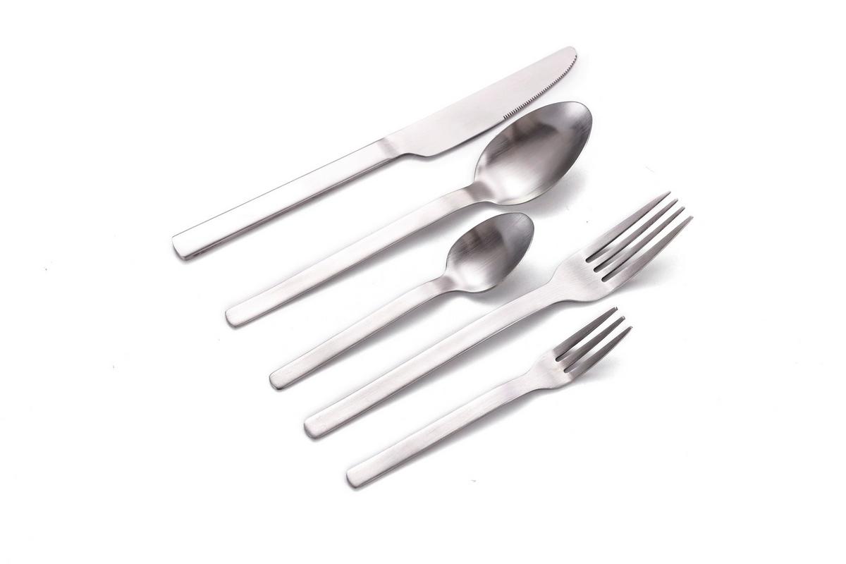 Besteckset Angelini 30-teilig - Silberfarben, Basics, Metall (1,44kg) - Echtwerk