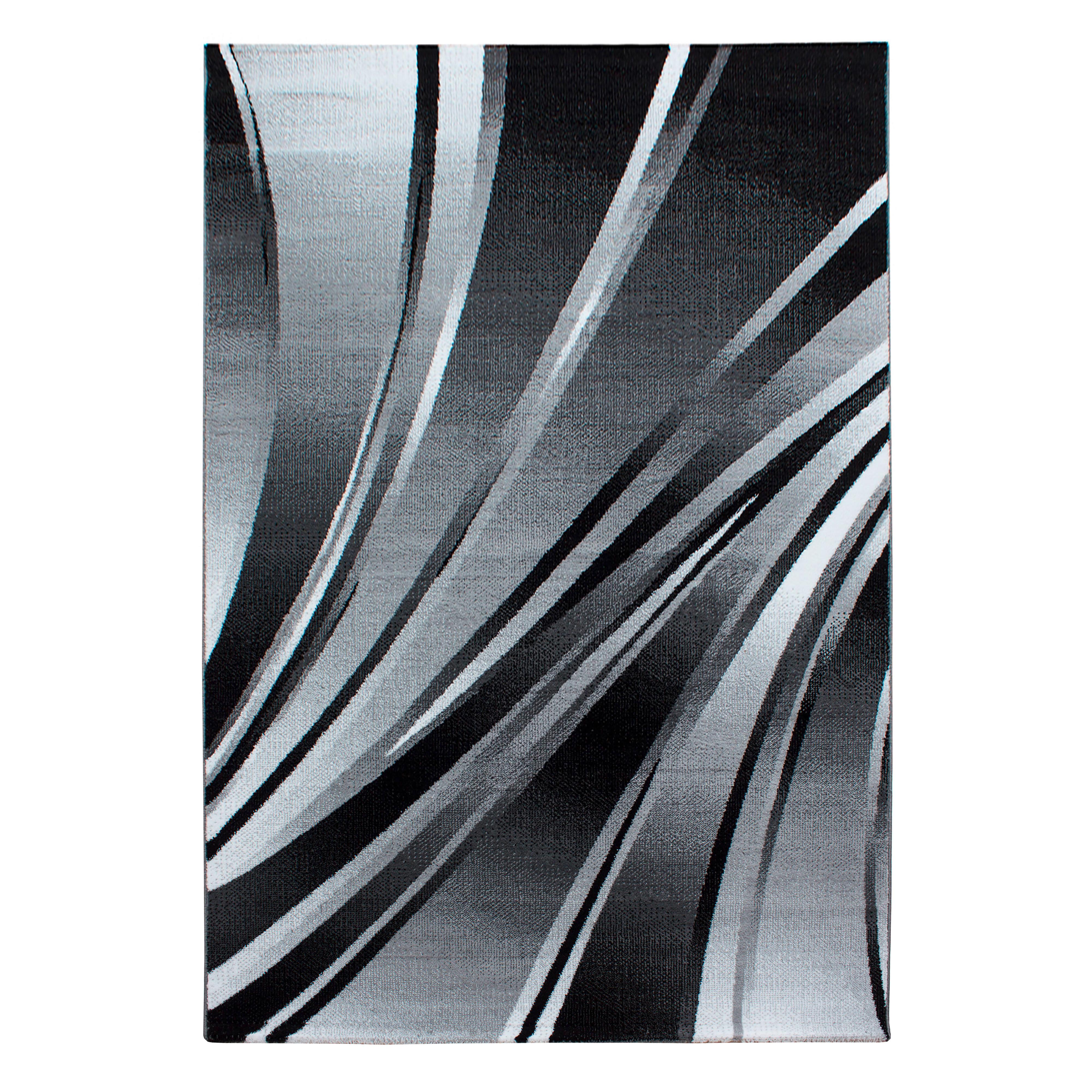 Flachwebteppich Parma - Schwarz, Design, Textil (280/370cm) - Novel