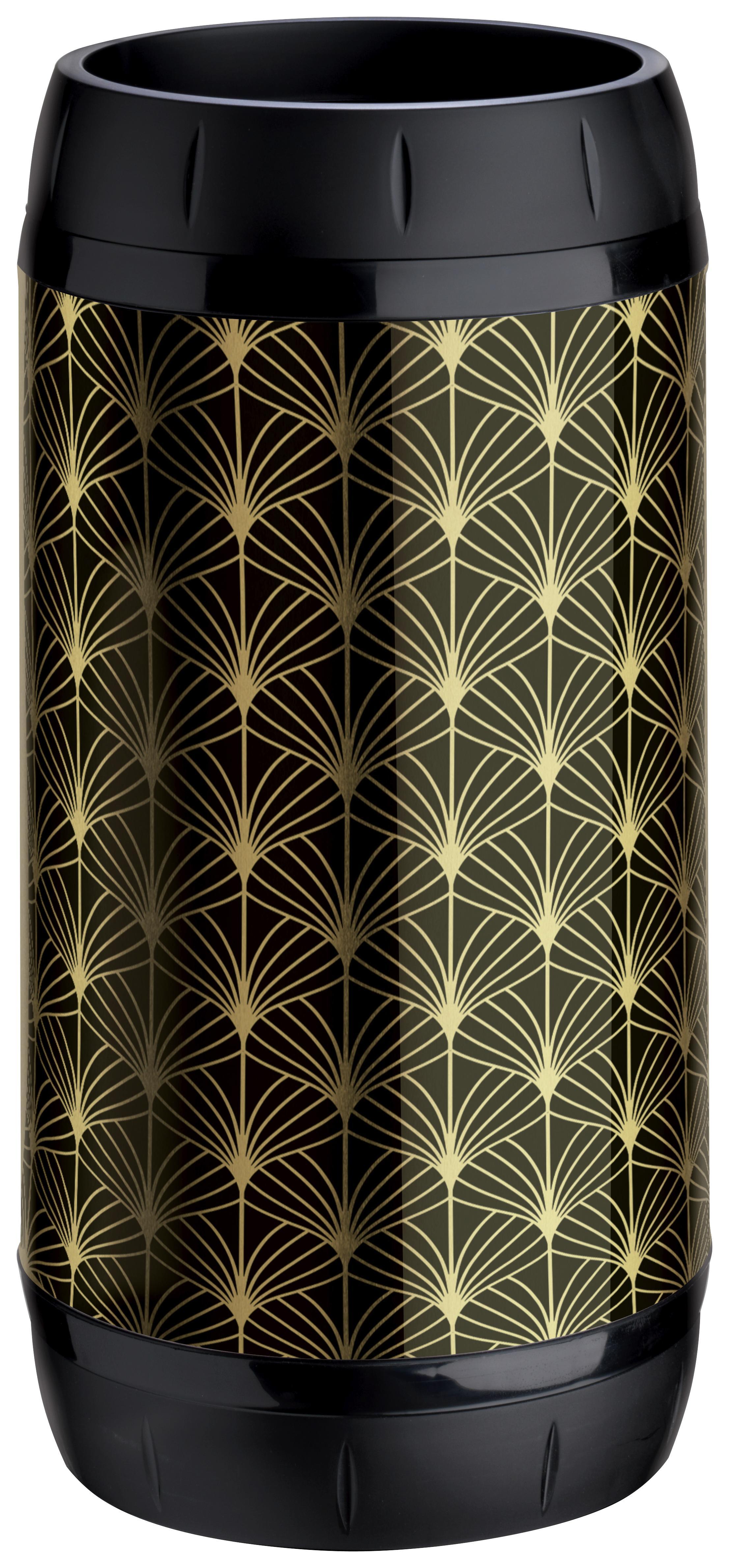 Schirmständer Umbrella Gold/Schwarz - Goldfarben/Schwarz, MODERN, Kunststoff/Metall (26,8/51,6cm)