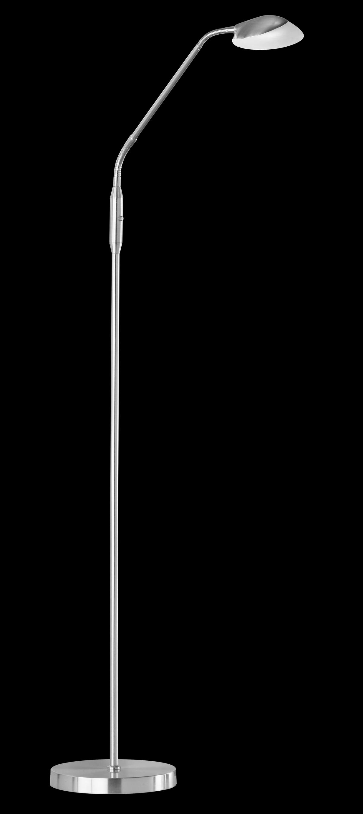 LED-Stehleuchte 40073 Pool Tw - Nickelfarben, Design, Glas/Metall (23/160cm) - Fischer & Honsel