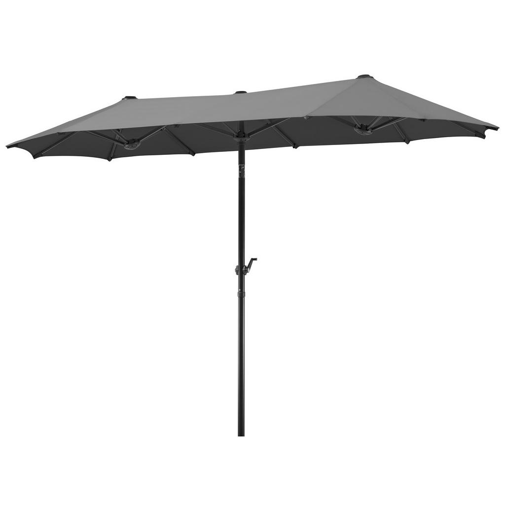 Doppelsonnenschirm Salerno Bxhxt: 300x220x150 Cm Anthrazit