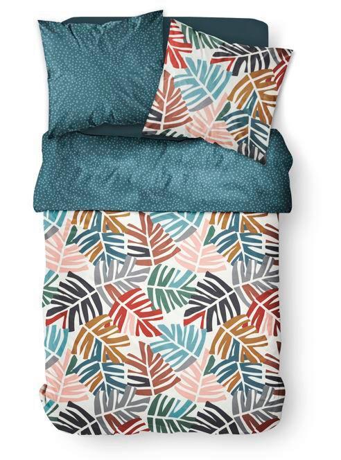 POSTEĽNÁ BIELIZEŇ Quilt Cover, 2x70/90 200/220cm - viacfarebná, Modern, textil (200/220cm)