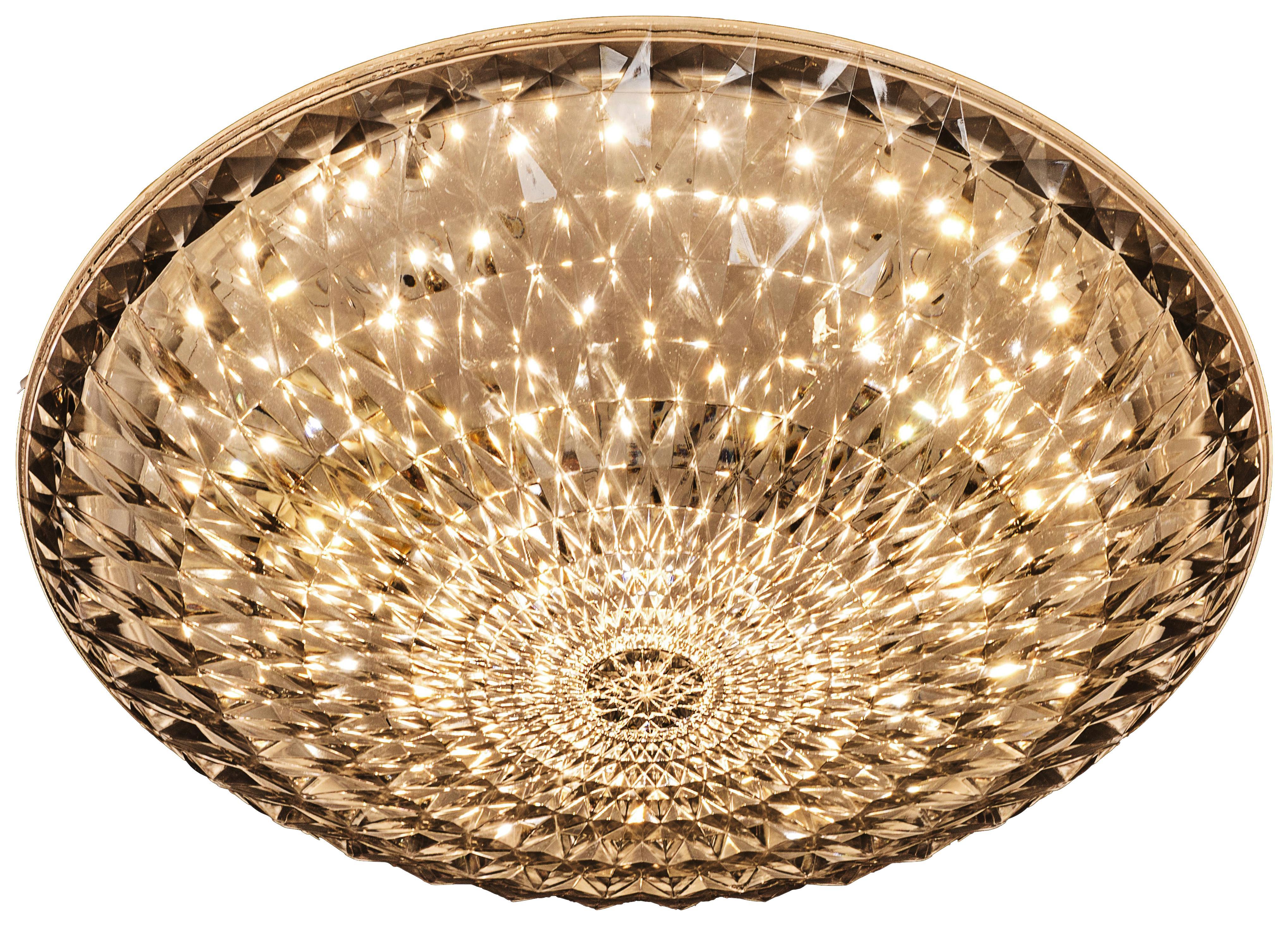 Led Mennyezeti Lámpa Jutta - Átlátszó, Basics, Műanyag/Fém (28/8,5cm) - James Wood