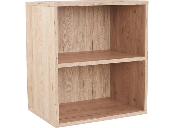Regál Nástěnný Elke Elr01 - barvy dubu/světle hnědá, Moderní, kompozitní dřevo (50/50/26cm) Regál Nástěnný Elke Elr01 - barvy dubu/světle hnědá, Moderní, kompozitní dřevo (50/50/26cm)