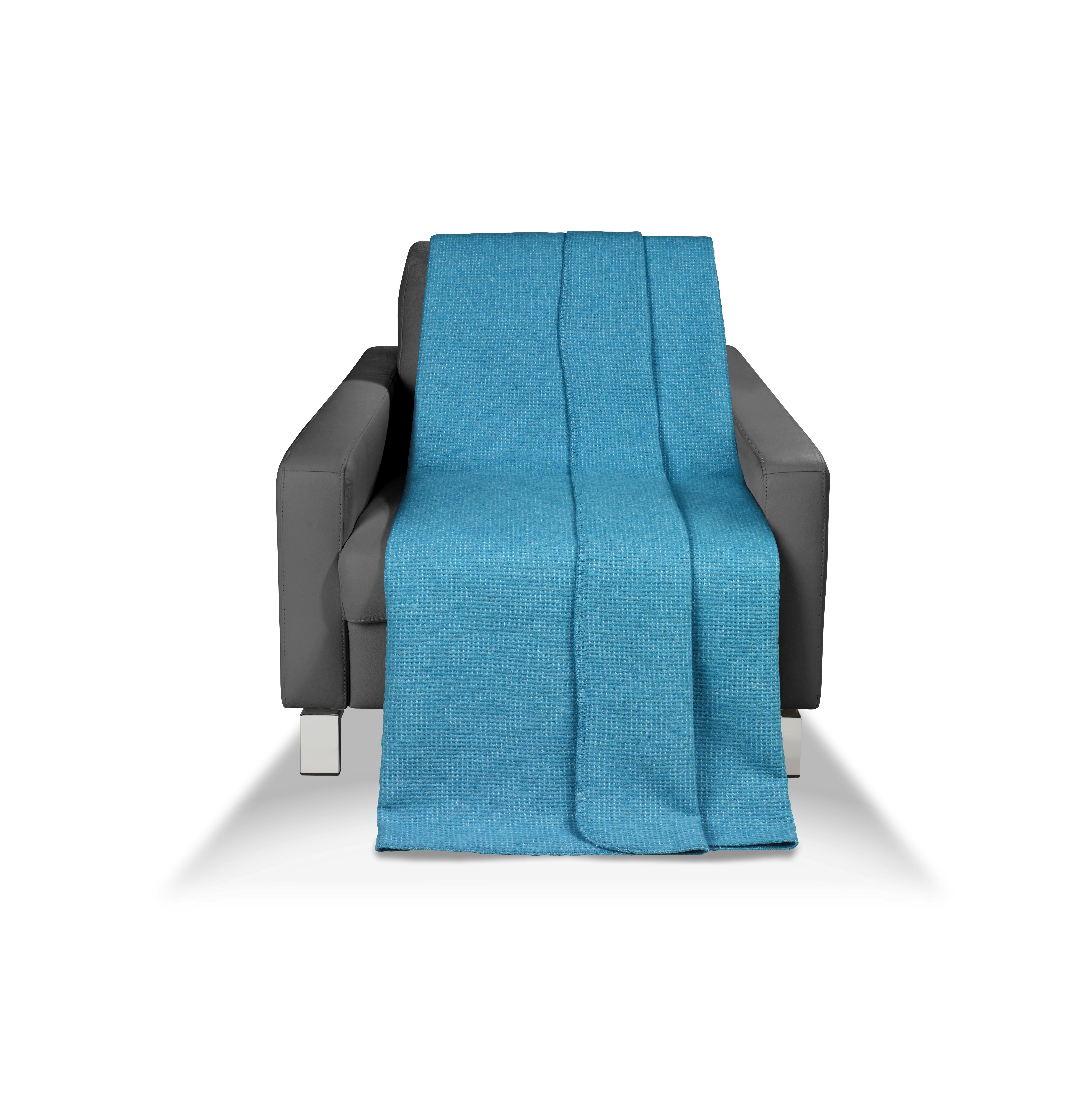 Puha Takaró Loreen - Türkiz, modern, Textil (150/200cm) - Luca Bessoni