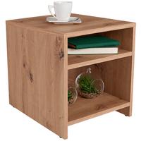 PRÍRUČNÝ STOLÍK LUCA LCT01 - tmavohnedá, Modern, kompozitné drevo (40/40/37cm)