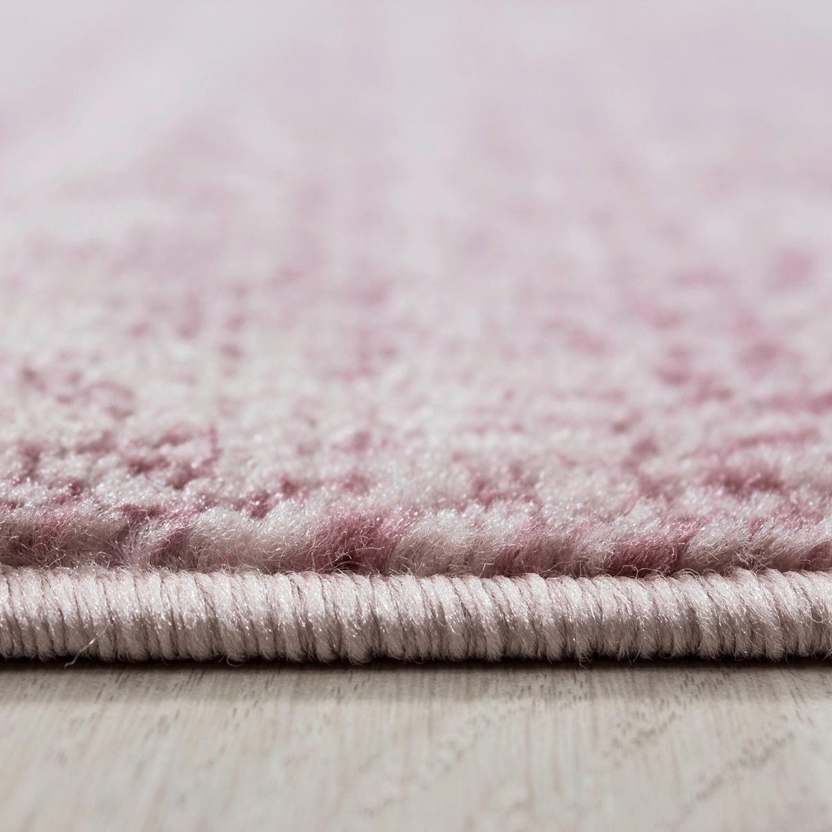 Webteppich Pink Naturfaser Plus 200x290 cm - Pink, Design, Textil (200/290cm)