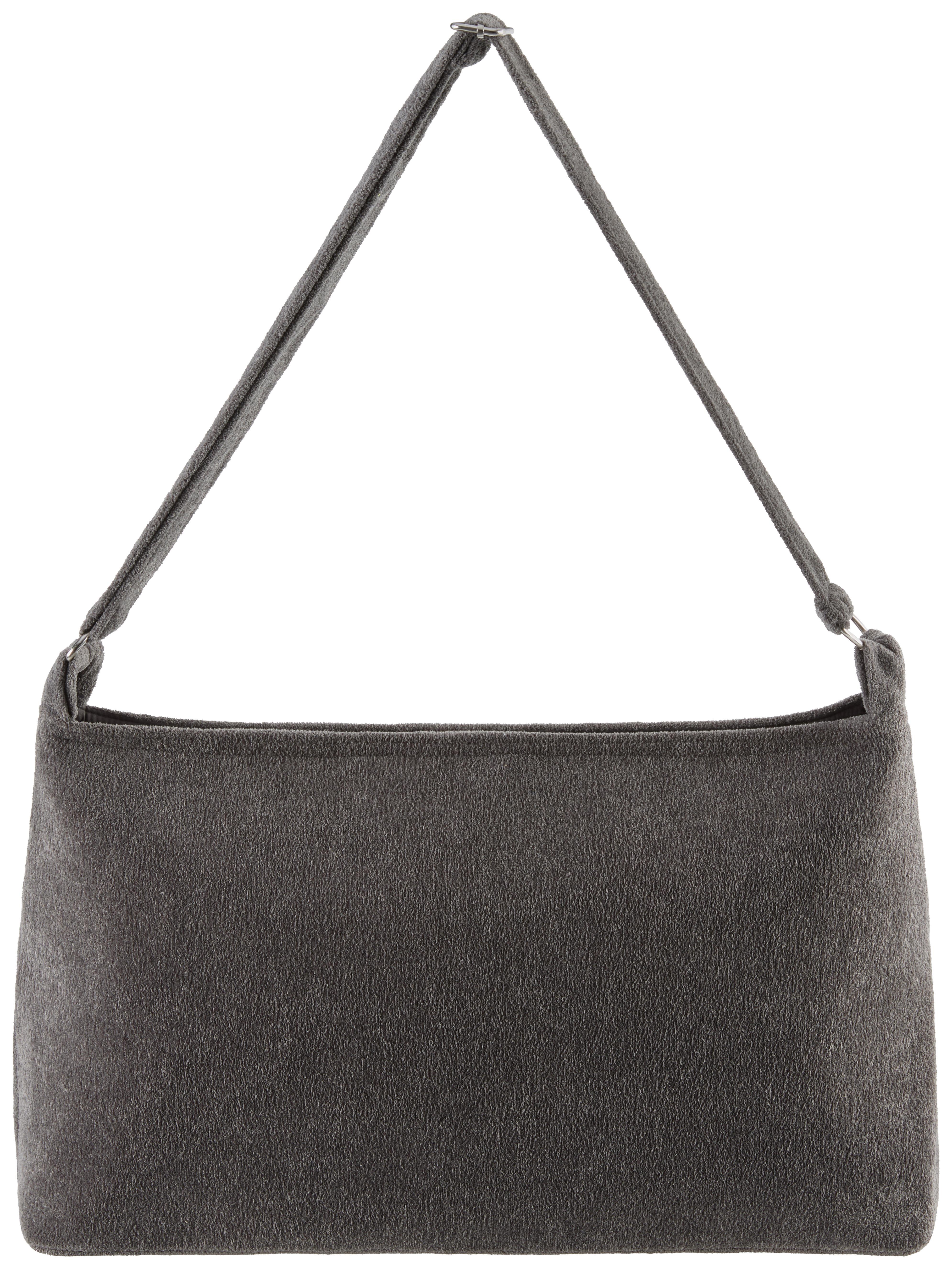 Handtasche Anika - Anthrazit, ROMANTIK / LANDHAUS, Textil (28/52/12cm) - James Wood