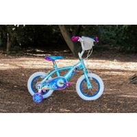 Kinderfahrrad Huffy Frozen 12in Bike - Pastellblau/Lila, Basics, Metall (54/75/85cm)
