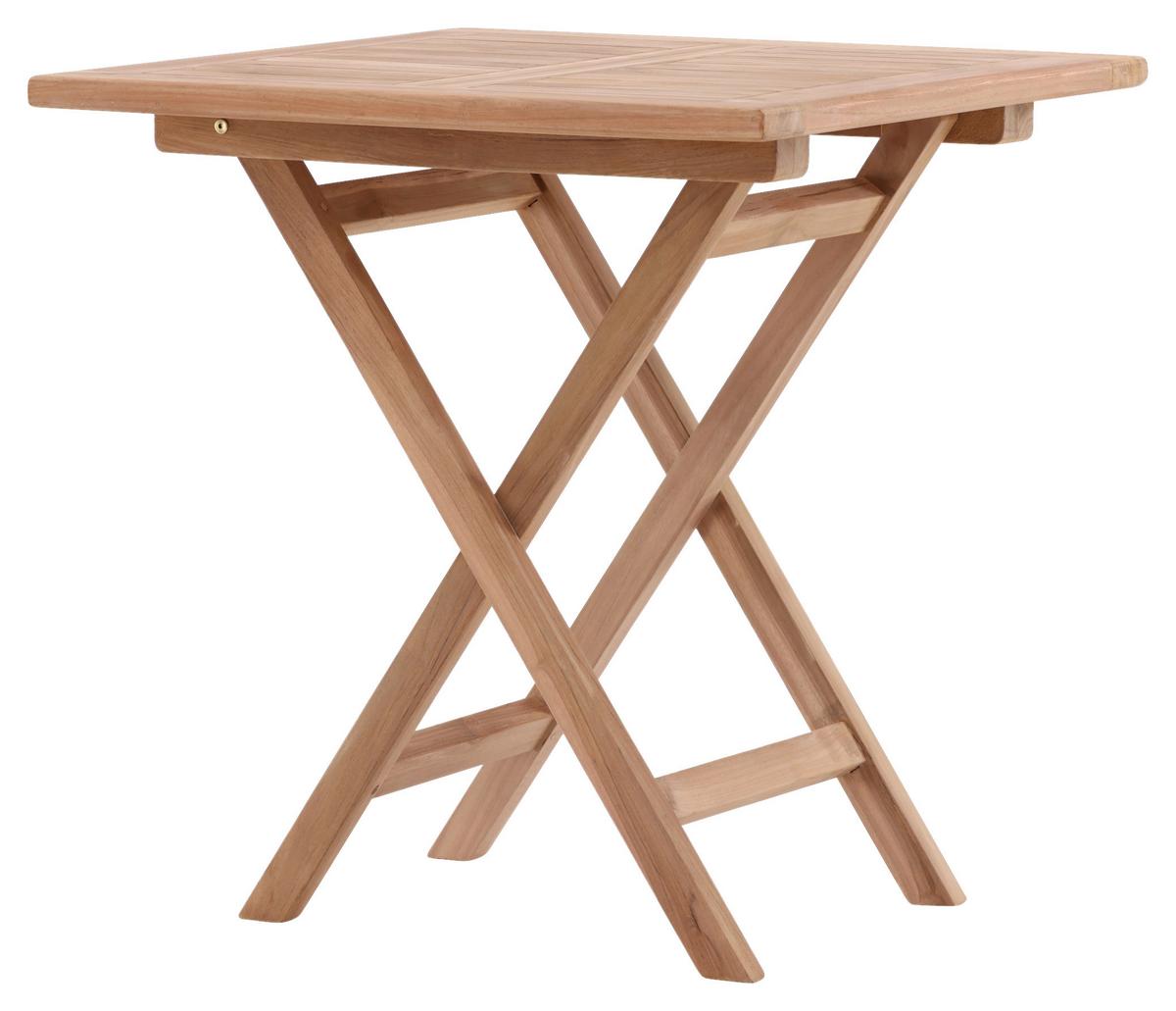 Gartentisch Kenya - Teakfarben, KONVENTIONELL, Holz (70/70/75cm) - Gardenson