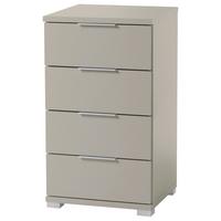 Nachtkästchen Smila 4l K Kaschmir Dekor, B: 46 Cm - Kaschmir/Alufarben, KONVENTIONELL, Holzwerkstoff (46/79/42cm)