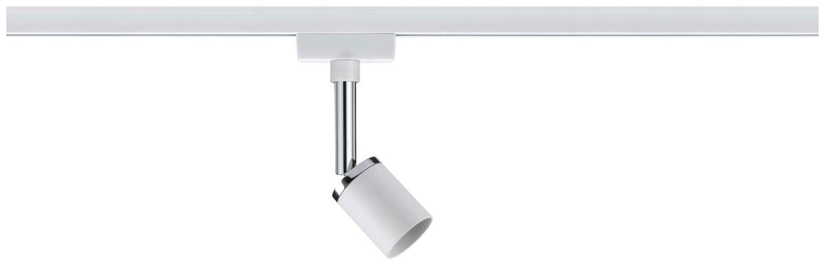 Schienensystem Urail Strahler 95333 LED-Spotkopf Schwenkbar - Chromfarben/Weiß, Design, Metall (5,8/11/6,6cm) - Paulmann
