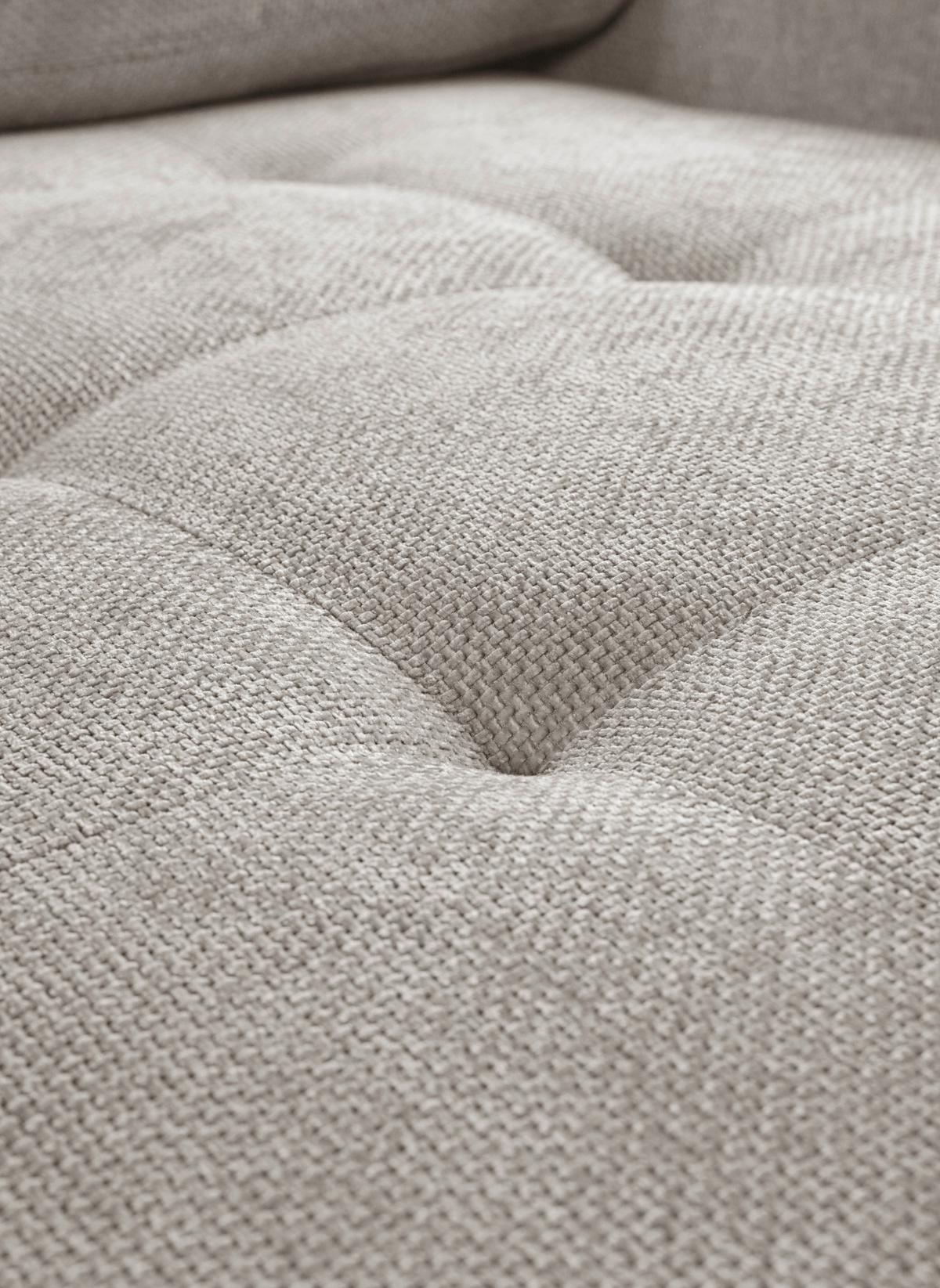 Ecksofa Naomi Beige/Schwarz, 162 cm - Beige/Schwarz, Design, Textil (162/265cm) - MID.YOU