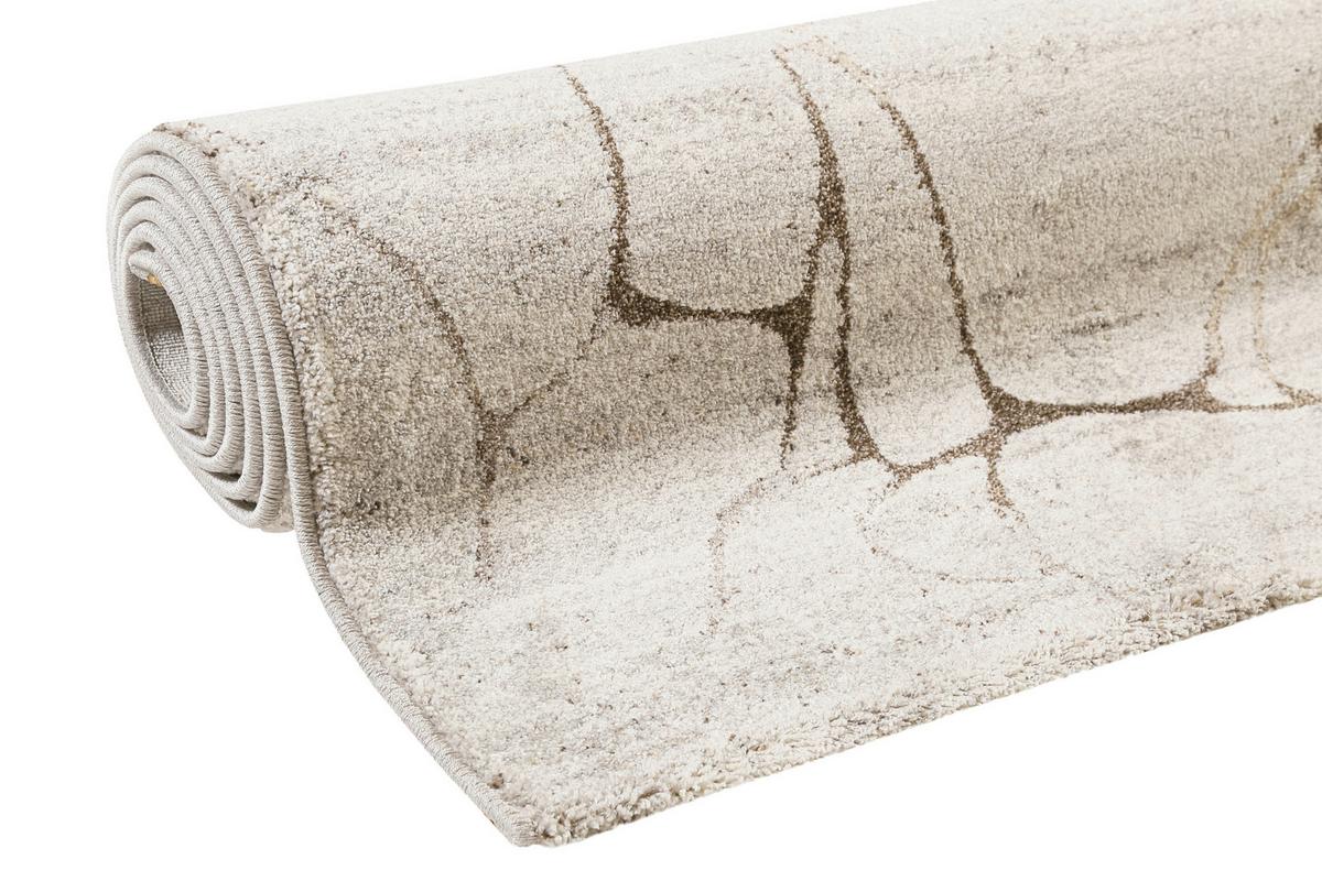 Webteppich Solo Fields Taupe/beige 200x290 Cm - Taupe/Beige, Design, Textil (200/290cm) - WECON HOME