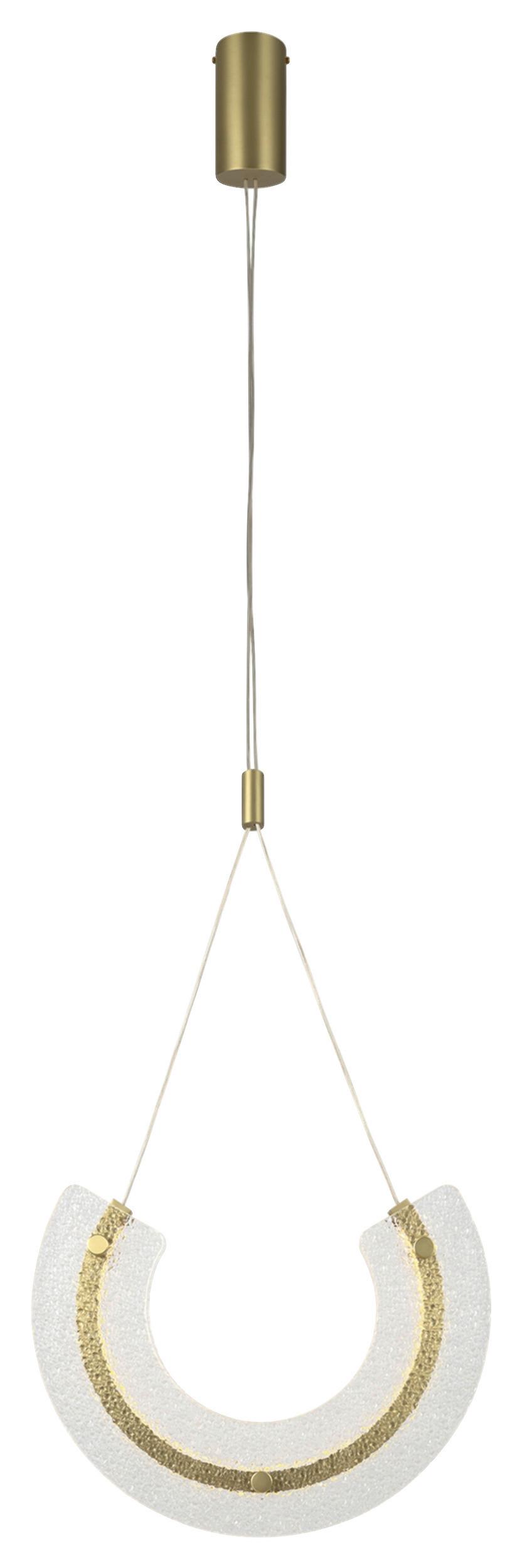 PENDELLEUCHTE MAYA - Goldfarben, Basics, Glas/Metall (6/36/32cm) - MAYTONI