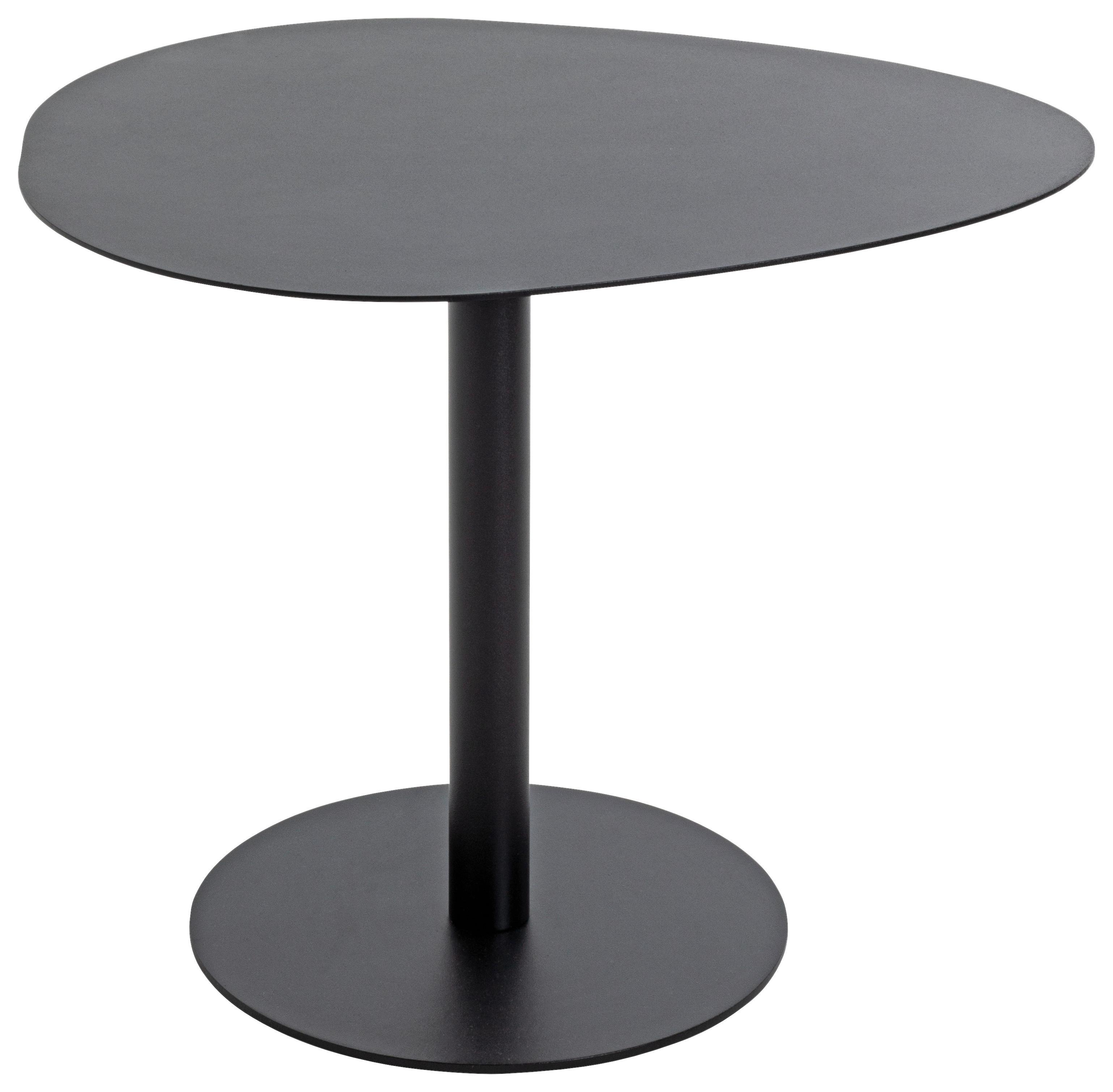 Príručný stolík Enno 5, čierny - čierna, Trend, kov (51/42/41cm)