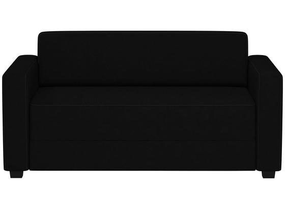 Schlafsofa Basic B: 146 cm - Schwarz, MODERN, Holz/Textil (146/71/81cm) Schlafsofa Basic B: 146 cm - Schwarz, MODERN, Holz/Textil (146/71/81cm)