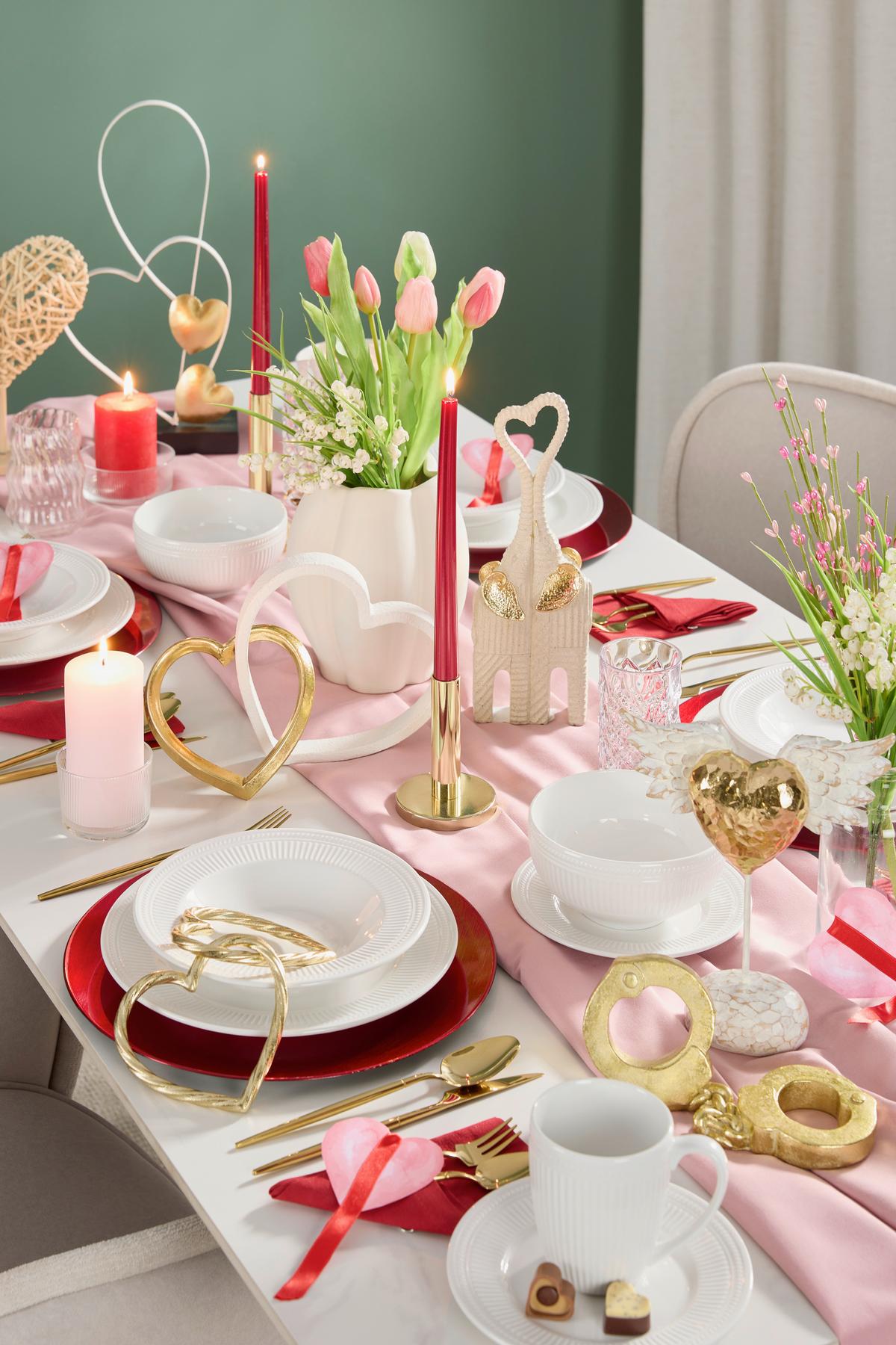 Dekoelefant Dumbo - Beige/Goldfarben, KONVENTIONELL, Kunststoff (11/5,5/30cm) - Luca Bessoni