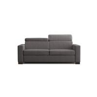 Rozkláadací pohovka BARI, šedá, manšestr, s lůžkem - šedá, Basics, dřevo (200/80-98/101cm)