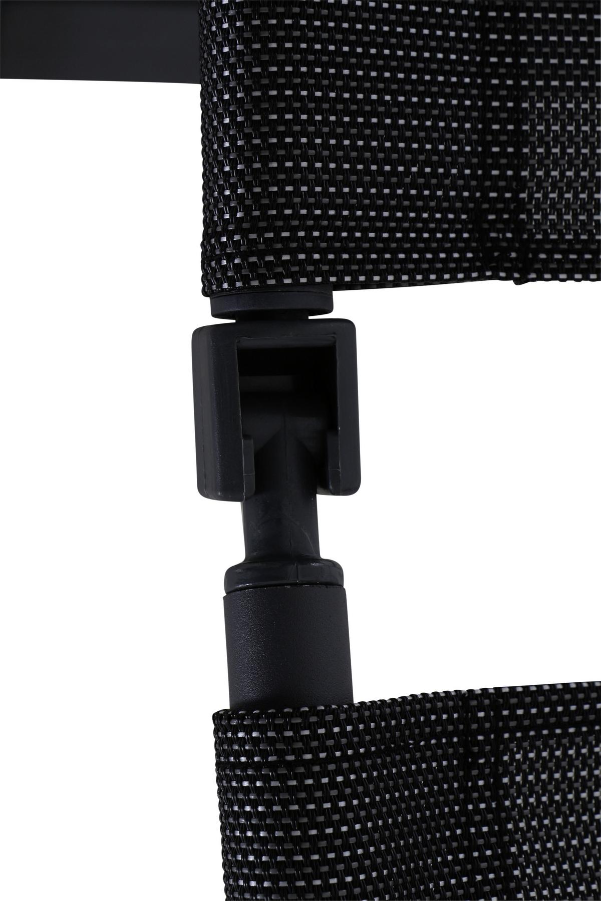 Campinghocker Klappbar Comfort Nur Fußteil - Anthrazit, KONVENTIONELL, Textil/Metall (65cm) - Siena Garden