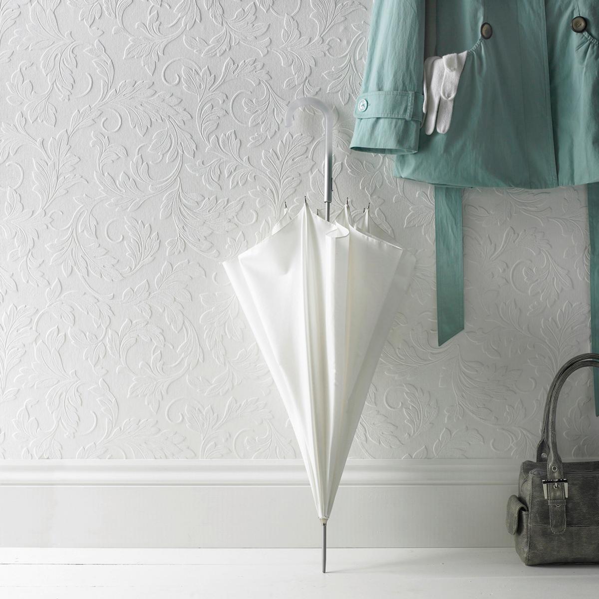 Überstreichbare Tapete 5280545 - Weiß, Basics, Papier/Kunststoff (52/1000cm)