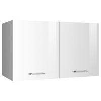 Küchenoberschrank Mailand Weiß B: 100 cm - Weiß Hochglanz/Weiß, MODERN, Holzwerkstoff (100/57/34cm) - Held