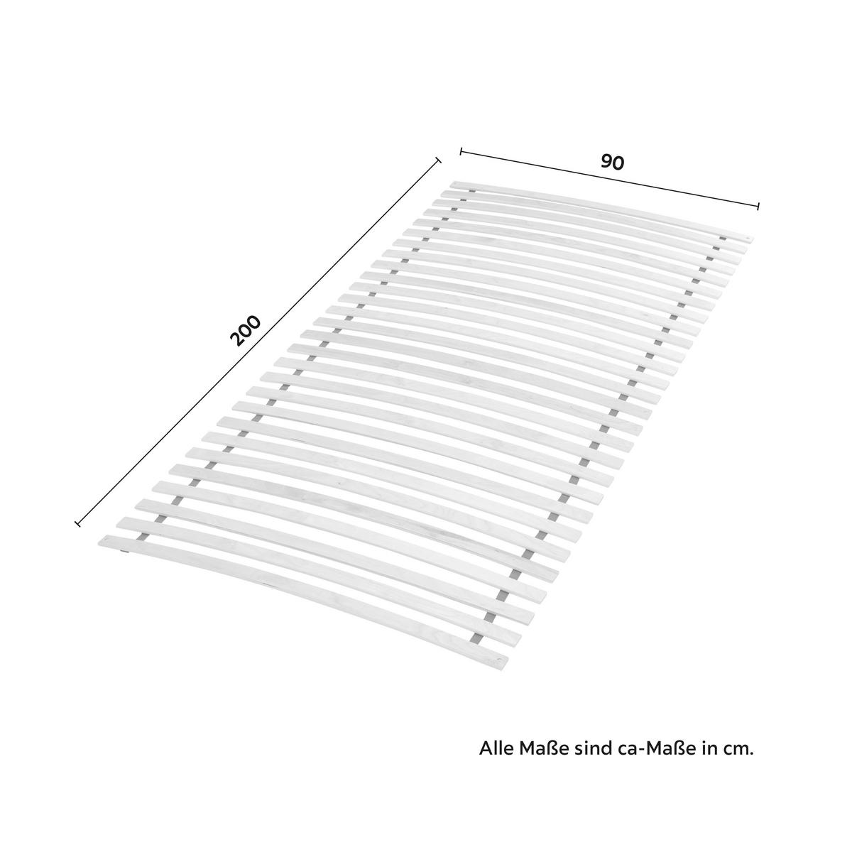 Lamelový rošt 90x200, max nosnosť 150kg - Modern, drevo (90/200cm)