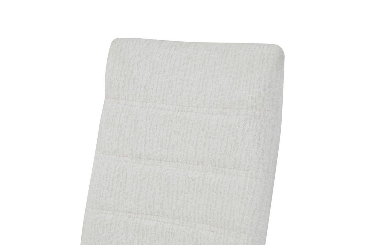 Szánkótalpas Szék Szett Leni - krémszínű/fekete, Modern, textil/fém (43/98/59cm) - MID.YOU