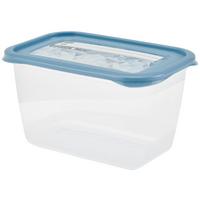 Gefrierdose 4er-set Mia Ca. 0,75 L - Blau/Weiß, KONVENTIONELL, Kunststoff (15,5/10,5/8,5cm)