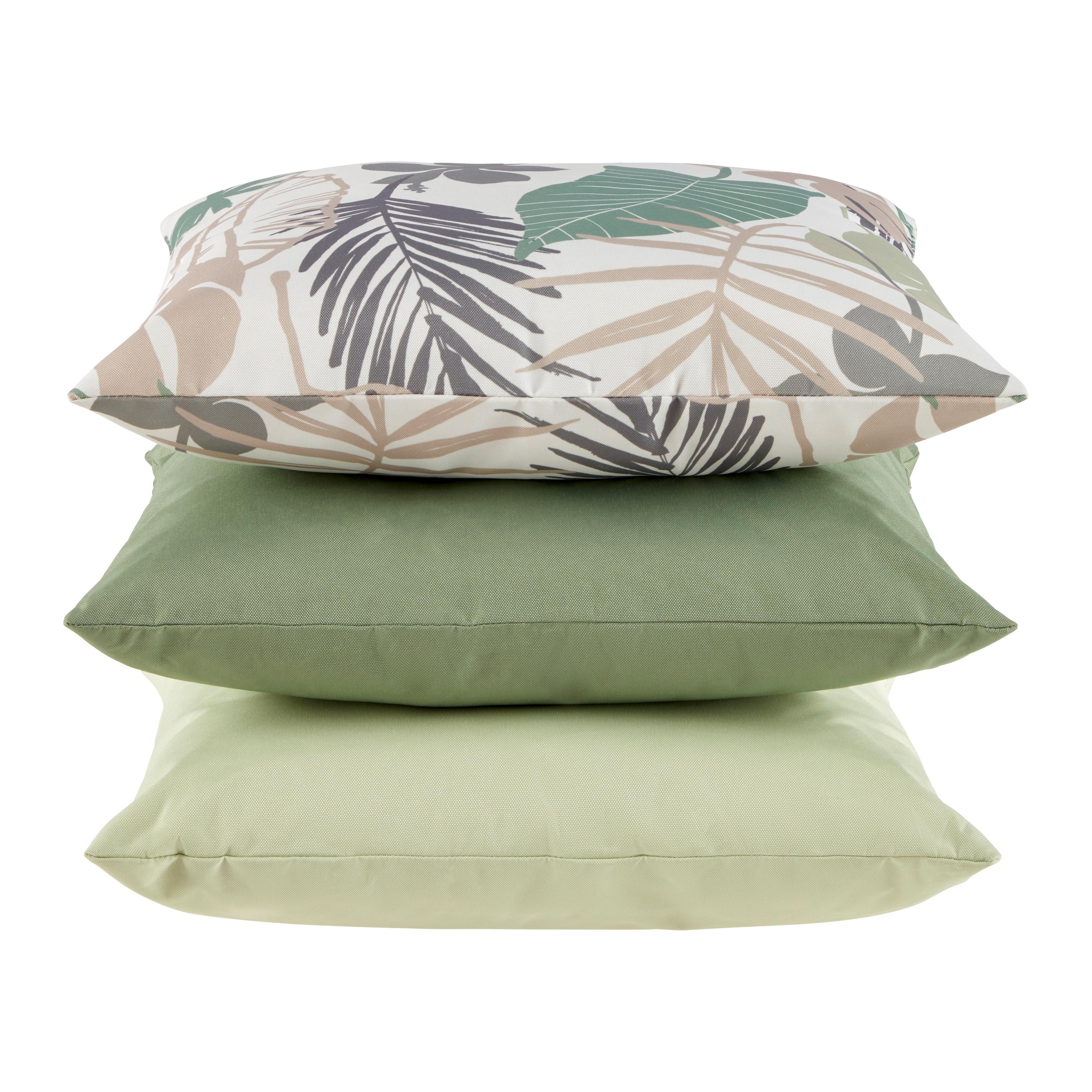 VENKOVNÍ POLŠTÁŘ PALMBLATT - šedá/zelená, Konvenční, textil (45/45cm) - Modern Living