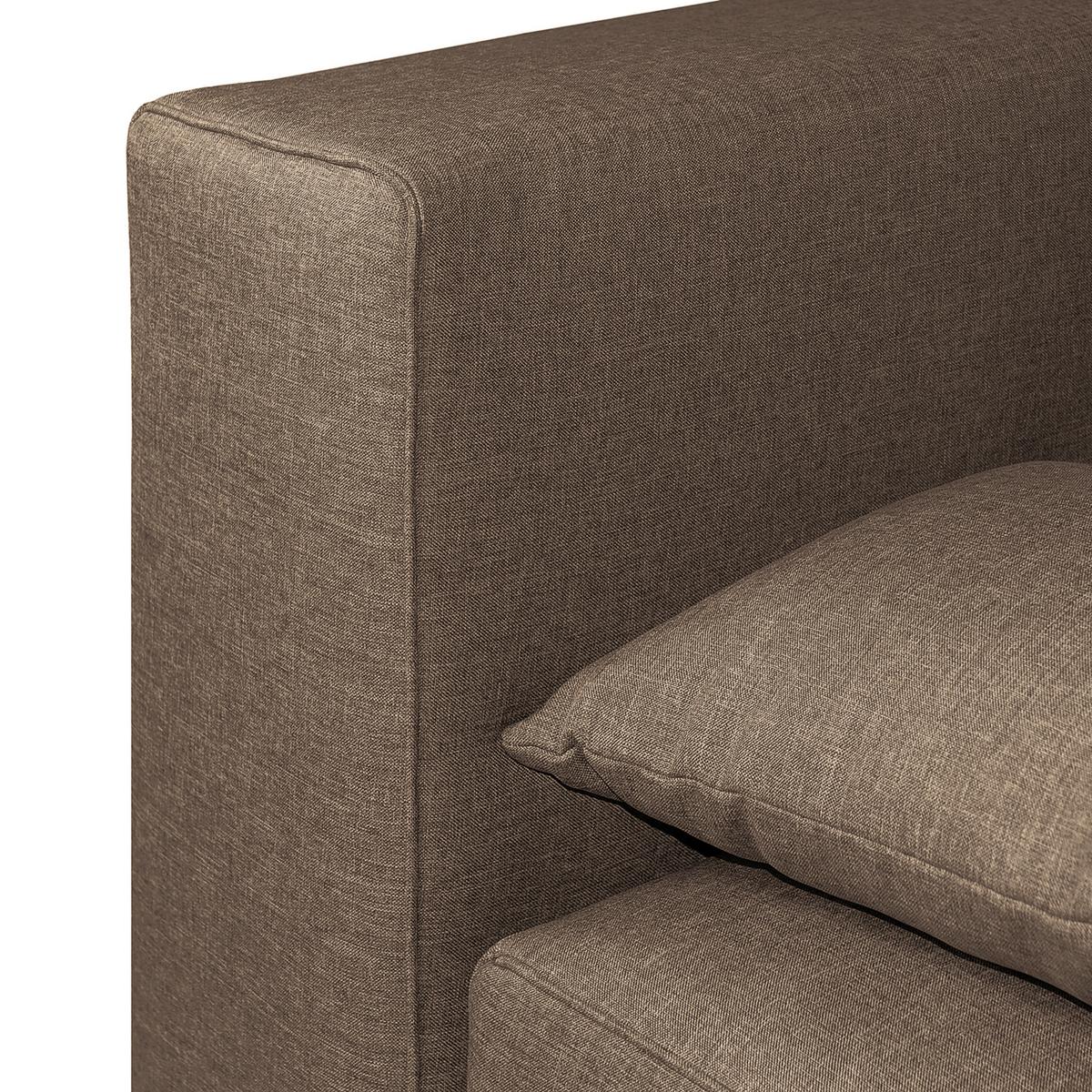 Schlafsofa Dingo, Braun B: 202 cm - Dunkelbraun/Braun, Design, Textil (202/85/110cm) - MID.YOU