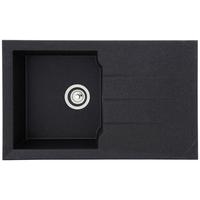 Spüle Respekta Spüle Alineo 81x50 - Schwarz, Trend, Stein (81/21/50cm) - Respekta