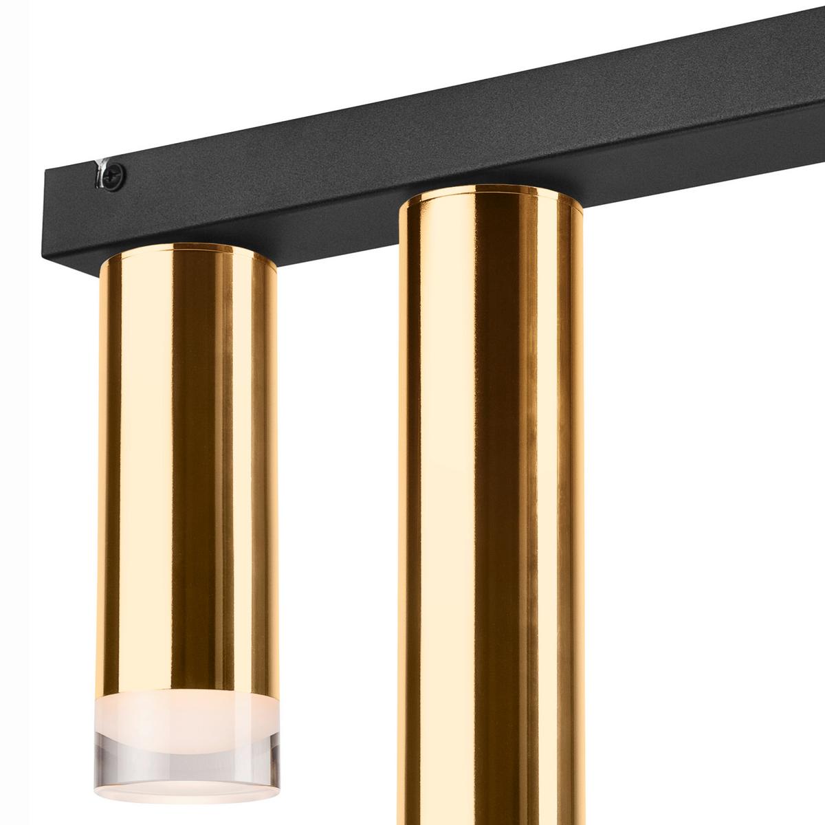 Deckenleuchte 39619 Diego Gold - Goldfarben, Basics, Metall (50/50/32cm)