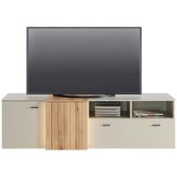 KOMODA POD TELEVIZI SANTANA - Moderní, kov/kompozitní dřevo (177,9/51,5/44,8cm)